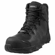 MACK Octane Zip-Up Safety Boots in Black MKOCTANEZBBF