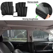 4Pack Car Sun Shade Front & Rear Window Screen Cover Protector Sunshade Truck (for: Honda Civic)