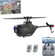 C127AI Scout RC Helicopter with 1080P Camera,2.4G 4CH Remote Control Helicopter with 6-Axis Gyro One Key Take Off/Landing Indoor Outdoor RC Aircraft for Adults
