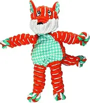 KONG - Floppy Knots Fox - Internal Knotted Ropes and Minimal Stuffing for Less Mess - for Small/Medium Dogs
