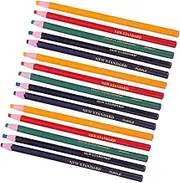 FIXOSHEE 15pcs Crayons Crayons Peel- Off Markers Pencils Fabric Craft Pencils Handwriting Pens Colour Pen Fabric Markers Sketching Marking Tool Drawing Marking Tool Wax