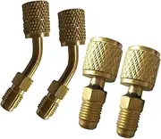 Gatuida Adapter Hose Set for Air Conditioner R410a Filling Car Joint Quick Remover Installer Multifunctional Design