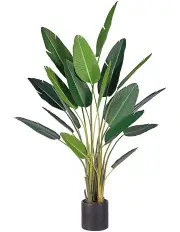 [SOGA] 245cm Artificial Giant Birds of Paradise Tree Fake Tropical Indoor Plant Home Office Decor in Green