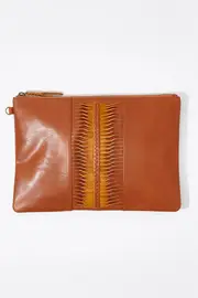 Benson Leather Clutch--CAV-BENS-CLUTCH