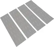 Deck Traction Anti Slip Pad, Easy Removal Adhesive Backing Rhombus Pattern Enhanced Safety 4Pcs Pressure Resistant Surfboard Traction Pad for Skimboards