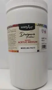 Handy Art Designer's Palette Acrylic Modeling Paste White 32 oz. (RPC133175)