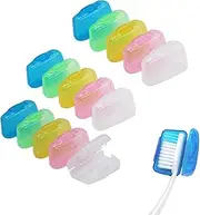 15Pcs Toothbrush Covers Caps for Travel,Small and Portable,Portable Travel Toothbrush Head Cover Case Protective Caps,Great for Home and Outdoor