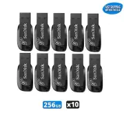 Sandisk Ultra Shift 256GB 3.0 Flash Drive USB Computers and Laptops (10 Pack)