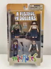 A Fistful Of Dollars MiniMates 4 Figure Pack Set New 2008 Art Asylum