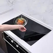 Induction Cooktop Protector Mat, Heat Resistant Silicone Oil Proof Flexible Flame Retardant Non-Slip Induction Cooker Protection, Rectangular Hot Pot Mat for Kitchen Cooking (78 * 52cm)