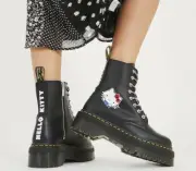 DR.MARTENS BNIB GORGEOUS HELLO KITTY JADON BOOTS, RARE,S 7/38, UK 5,SOLD OUT