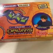 Kawasaki Music Folding Drum Set Dance Track Machine Purple