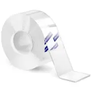 Strong Nano Double Sided Tape Heavy Duty Mounting,Clear Removable Sticky Adhe...