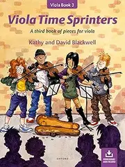 Oxford University Press Viola Time Sprinters Book with CD: A third book of pieces for viola