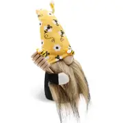 Catzon Bumble Bee Tomte Dwarf Swedish Figurines Bee Elf Home Farmhouse Decor Party Tray Decorations