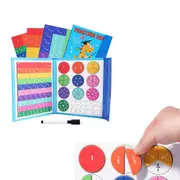 Magnetic Fraction Educational Puzzle Magnetic Score Disk Demonstrator