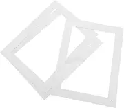 Angoily 3 Sets Kids Art Frames: Cardboard Picture Frames with Transparent Film for Picture Photo Drawings Artworks - Display Holders for School Kindergarten Decorations A4 Size