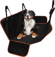 GANAZONO Dog Seat Cover for Back Seat Pet Car Hammock Dog Car Mat Non Slip Design for Safety Comfortable Material Easy to Clean Vehicle Protector