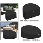 Lounge Chair Cover Water Resistant Dustproof Patio Furniture Cover Sunlounger