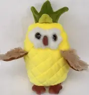 NEW/NWT 2022 Soft Plush Yellow Owl Pineapple Macaroon - Douglas Cuddle Toys