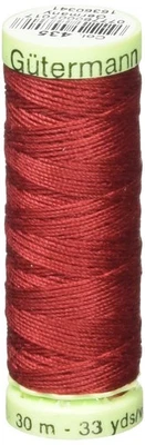 Gutermann Top Stitch Heavy Duty Thread 33 Yards-Cranberry,Crochet Thread