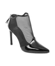 Stuart Weitzman Escort Ankle Boots Heels Shoes Pointed Black Size 37.5 UK 4.5