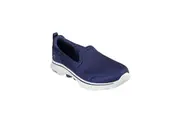 Womens Skechers Go Walk 7- Razi Navy/ White Walking Shoes