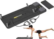 RED HARE Premium Foldable Pilates Reformer Set for Home and Gym, Upgrade Multi-Purpose Pilates Board with A Timer, Professional Abs Trainer Machine in Home Gym