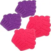 4Pcs Reusable Ice Packs for Coolers Freezer Packs for Lunch Boxes Portable Multipurpose Cooling Case for Picnics Camping and Travel