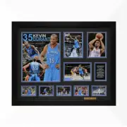 Kevin Durant Signed & Framed Memorabilia - Black/Blue Edition - NEW