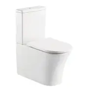 Fienza Chloe Rimless Back to Wall Toilet Suite K018A 90-160mm set out