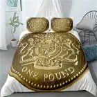 One Pound Linen Doona/Duvet/Quilt Cover Set Single/Double/Queen/King Bed Set