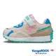 【KangaROOS 美國袋鼠鞋】童鞋 RUNNER 經典復古 運動跑鞋 (米/粉/藍-KK31831)