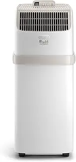 De'Longhi Pinguino Compact ES72 CLASSIC, Silent Portable Air Conditioner 8.300 BTU/h, for Rooms up to 60m3, Dehumidifier, 24 Hour Timer, Energy Class A, Gas R290, 2.1 kW, Beige
