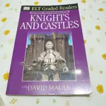 姜小舖英文繪本KNIGHTS AND CASTLES DK平裝本 DAVID MAULE 2000年版兒童繪本親子共讀