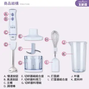 【大家源】【零件賣場】 DC直流多功能手持式調理棒攪拌棒TCY-6709/ 6706 打蛋器零件【蘑菇蘑菇】