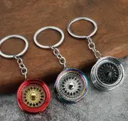 BBS Metal Wheel Keychain Accessories (Multiple Colors Available)