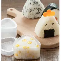 在飛比找蝦皮購物優惠-飯糰模具 日式三角壽司工具 動物造型米飯壽司模具 日式飯糰模