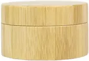1 Pc 50g Empty Loose Powder Case Bamboo Face Powder Box Refillable Makeup Cosmetic Powder Container with Sifter and Lid