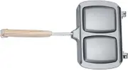KOCKSHION Double Sided Non Stick Frying Pan Versatile Sandwich Maker for Breakfast Waffles and More Removable Cooking Plates for Easy Cleaning for Home and Outdoor Use