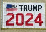 Donald Trump Flag FREE SHIPPING Trump White USA 2024 Army Navy Sign Poster 3x5'