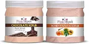 Chocolate Scrub 500ml with Honey Papaya Scrub 500ml