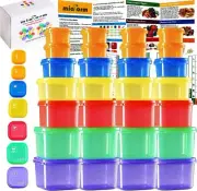 Portion Control Container and Food Plan (Labeled 28 Pcs) - 21 Labeled 28 Pcs