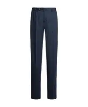 Checkered casual pants IT56 Black