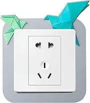 Wall Plate Cover for Socket - Decorator Light Frame, Cartoon Light Cover, Decorative, Wall Plate for Teen Girls Room, Size 5 x 5 inches