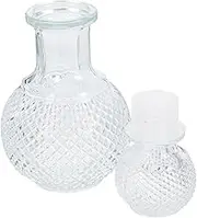 SOLUSTRE Glass Liquor Dispenser Decanter with Stopper Elegant Whiskey Bottle for Home Bar Stylish Brandy Glass Dispenser for Precise Control and Accurate Pouring