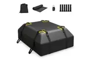 Costway 425L Car Roof Bag Waterproof Rooftop Cargo Carrier w/Non-slip Mat Storage Bag Coded Lock