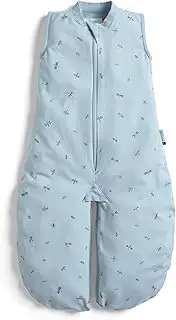 ergoPouch Jersey Sleep Suit Bag 0.2 TOG – 8–24 Months – Dragonflies Print – Organic Jersey Cotton – Converts to Sleep Suit with Legs – Sleeping Bag & Suit in One – for Infants, Toddlers & Kids
