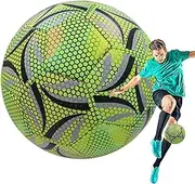 Glow in Dark Football,Kids Glow Soccer | Cool Waterproof Fun Football for Birthday Boy Training Kids Christmas Girl Games Outdoor Sports