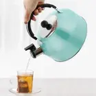 ♤ Whistling Kettle StainlessSteel Camping Kettle for Gas Stove & Induction Hob--